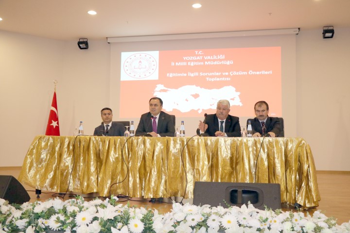 Yozgat’ta eğitimle ilgili sorunlar ve çözüm önerileri masaya yatırıldı. 