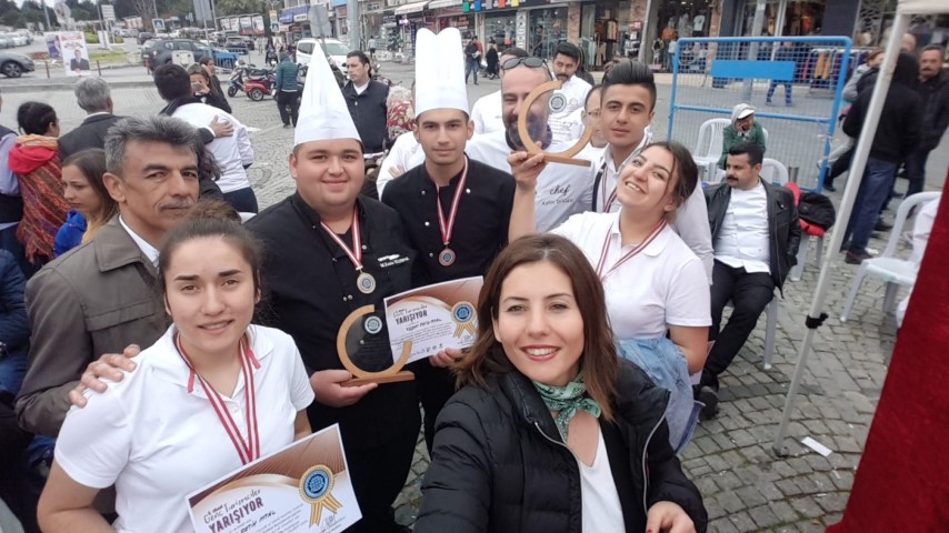 Yozgat Fatih Mesleki ve Teknik Anadolu Lisesi öğrencileri Çeşme Mesleki