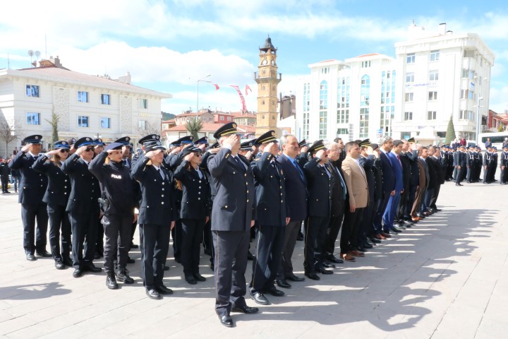 Yozgat’ta Türk Polis Teşkilatı'nın 174. kuruluş yıl dönümü nedeniyle Cumhuriyet