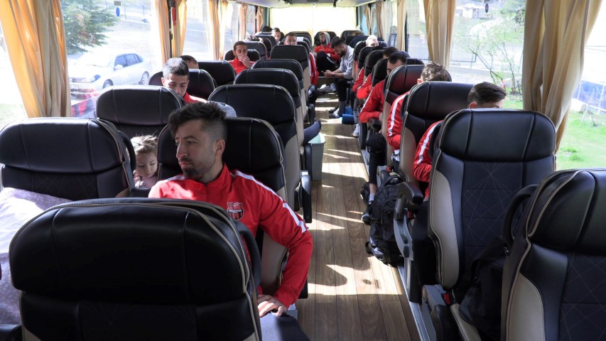Yozgatspor 1959 FK kafilesi önceki gün Ordu’ya gitti. Kırmızı-siyahlı takım