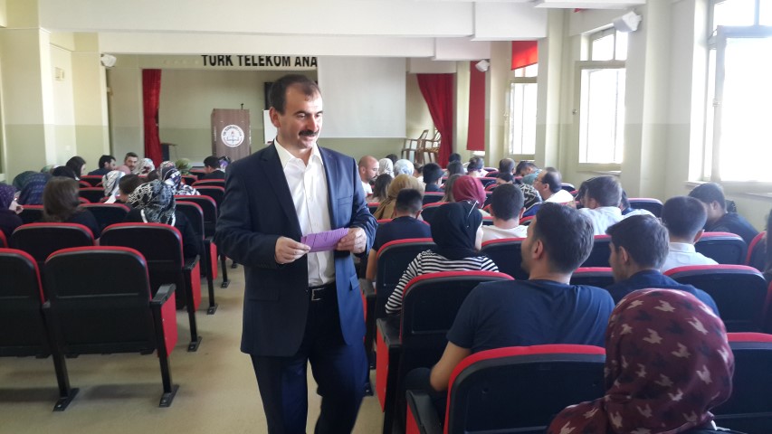 Sorgun ilçe Milli Eğitim Müdürlüğünce aday öğretmenlere yönelik olarak düzenlenen