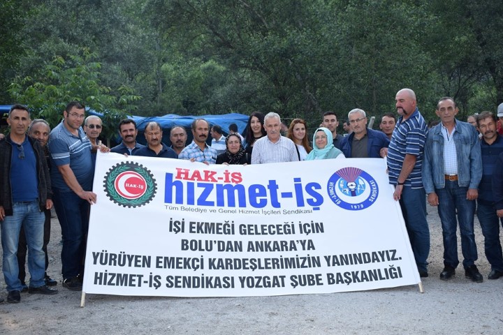 Hizmet İş Sendikası ve Hak İş İl başkanı Ferman Zararsız,