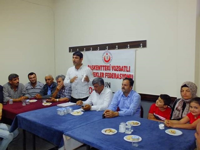 Başkentteki Yozgatlılar Dernekler Federasyonu, Ankara’da ikamet eden ve Yozgat’a bağlı