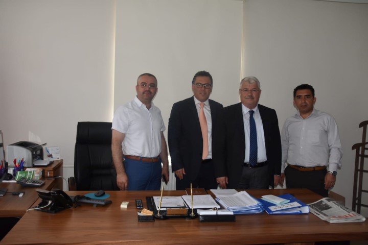 Yozgat İl Milli Eğitim Müdürü Yusuf Yazıcı, beraberinde şube müdürleri