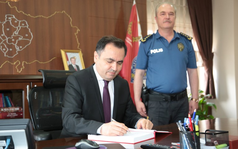 Yozgat Valisi Kadir Çakır, Yozgat İl Emniyet Müdürlüğü ve İl