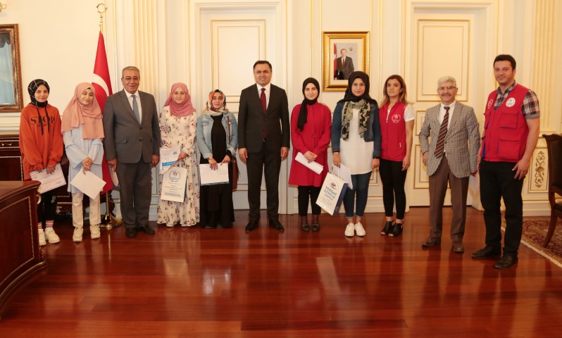 Gençlik ve Spor Bakanlığı tarafından düzenlenen Ecdada Mektup projesi kapsamında,