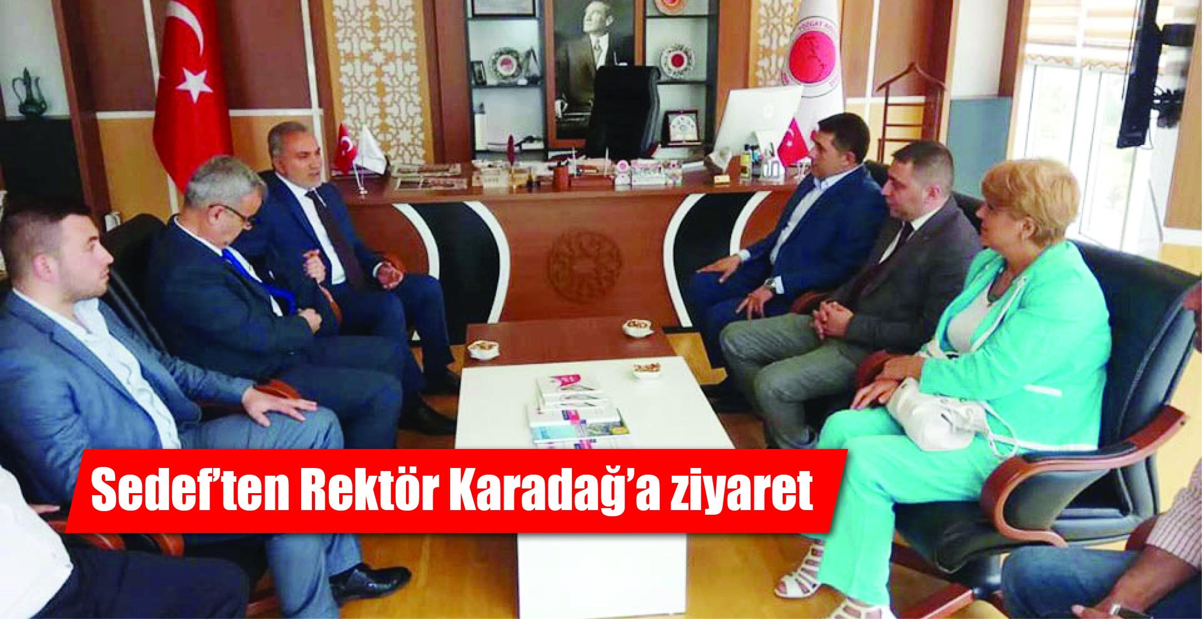 Milliyetçi Hareket Partisi (MHP) Yozgat Milletvekili Ethem Sedef, beraberinde İl