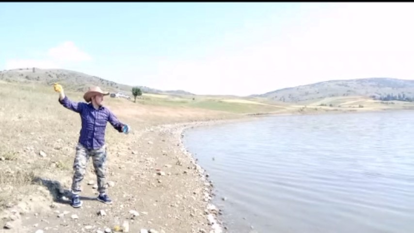 Yozgat Musabeyli Barajında su tutulmasıyla birlikte hobi balıkçılarının yeni uğrak