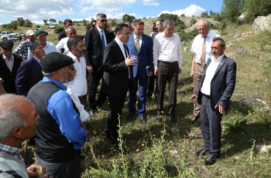 Yozgat Valisi Kadir Çakır, ilçe belde ve köy ziyaretleri kapsamında,