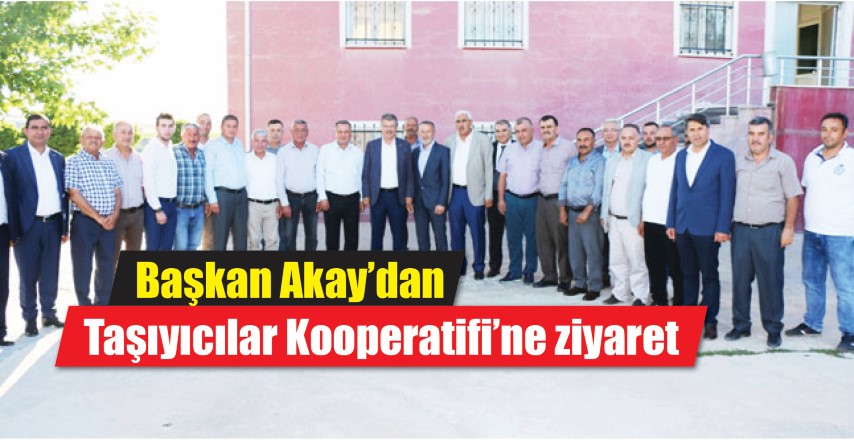 Kayseri Pancar Ekicileri Kooperatifi Yönetim Kurulu Başkanı Hüseyin Akay ve