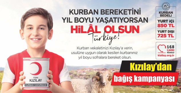 2007 yılından beri Vekâletle Kurban Kesim Kampanyası düzenleyen Kızılay, bu
