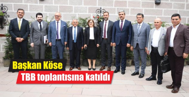 Yozgat Belediye Başkanı Celal Köse, Ankara’da yapılan Türkiye Belediyeler Birliği