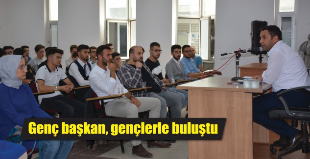 Sorgun Belediye Başkanı M. Erkut Ekinci, gençlerle buluşarak Sorgun’un geleceğine