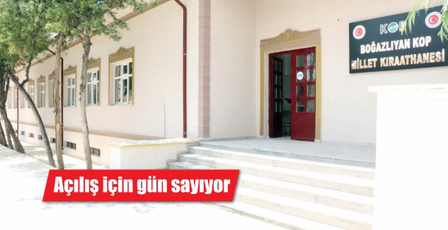 Boğazlıyan kaymakamlığı tarafından yaptırılan “Millet Kıraathanesi” açılış için gün sayıyor.
