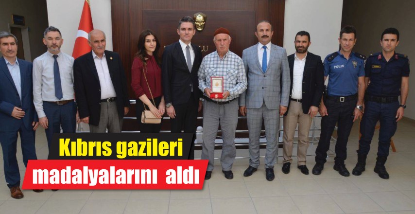 Çekerek Kaymakamlığı tarafından ilçede yaşayan Kıbrıs Barış Harekatına katılan Gaziler