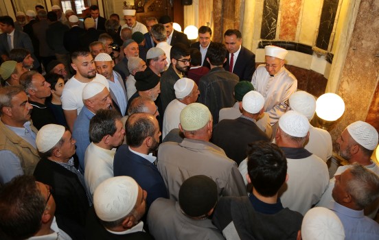 Kurban Bayramı dolayısı ile bayramlaşma programı, bayram namazı sonrası Tarihi