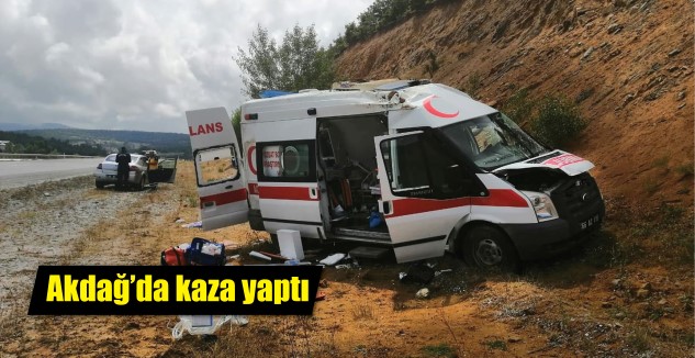 Yozgat’tan Sivas'a sevk edilen Özbekistan uyruklu bebeği taşıyan ambulans, Akdağmadeni
