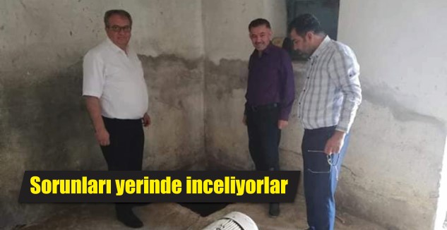 İl Özel İdaresi Genel Sekreteri Nazif Yılmaz, beraberinde İl Genel