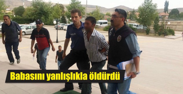 Kırşehir'in Çiçekdağı ilçesinde bir kişi, çıkan kavgada kazara babasını silahla