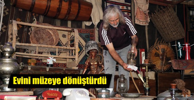 Emekli polis memuru Erdal Ertuğrul, Aydıncık ilçesi Ağıllı köyünde biriktirdiği