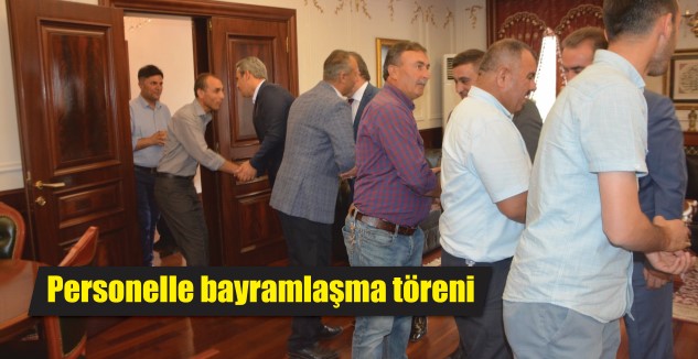 Yozgat Belediyesi tarafından Kurban Bayramı sonrası ilk mesai gününde personelle