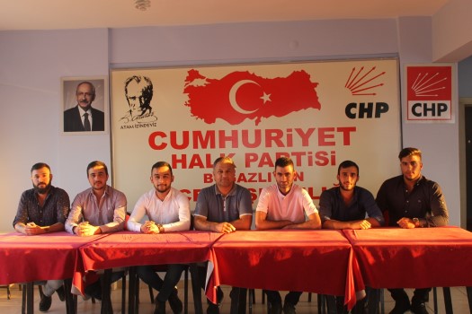 Cumhuriyet Halk Partisi Boğazlıyan Gençlik Kolları’nda Ali Şahin’in istifasından sonra