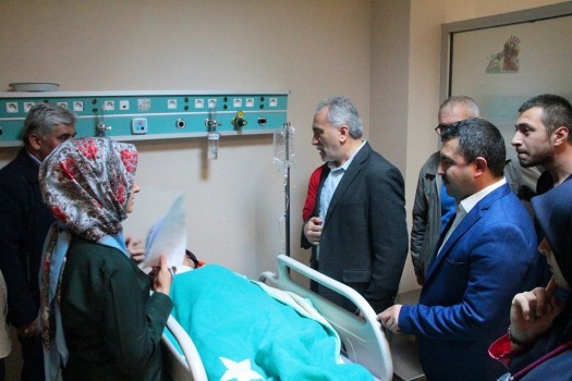 Yozgat Bozok Üniversitesi Rektörü Prof. Dr. Ahmet Karadağ, dün kaza