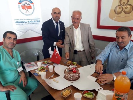 Anadolu Sağlık Sen, yeni bir vefa örneği sergileyerek kuruluşundan itibaren