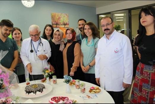 Yozgat Şehir Hastanesi Başhekimi Op. Dr. İbrahim Akkurt ve beraberinde