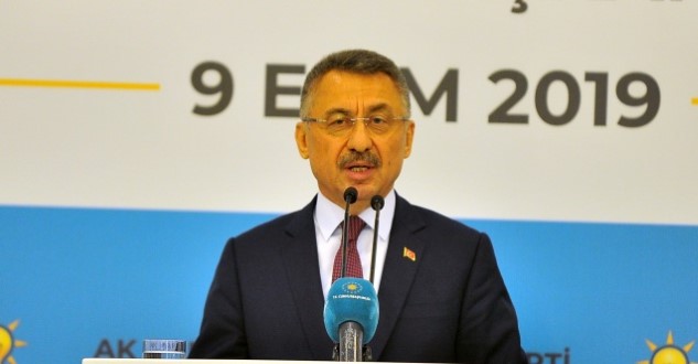 Cumhurbaşkanı Yardımcısı Fuat Oktay, KKTC Cumhurbaşkanı Mustafa Akıncı'nın, barış pınarı