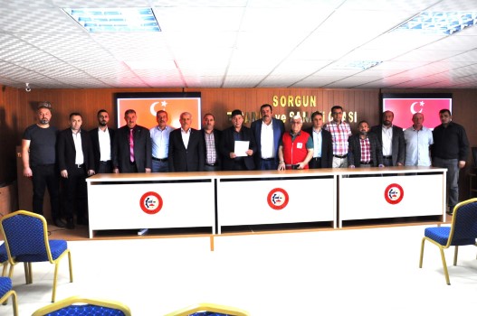 Sorgun’da faaliyetini sürdüren ve aralarında Sorgun TSO, Sorgun Şoförler Odası,