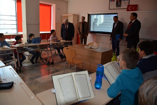 Yozgat İl Milli Eğitim Müdürü Yusuf Yazıcı, okul ziyaretleri kapsamında