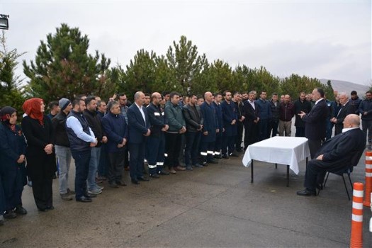 Yozgat İl Müftüsü Salih Sezik, Organize Sanayi Bölgesi ziyaretleri kapsamında,