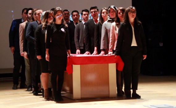 Yozgat'ta 24 Kasım Öğretmenler Günü düzenlenen törenle kutlandı.