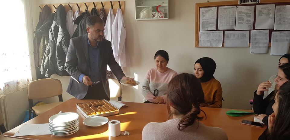 Eğitim Bir-Sen Yozgat Şube Başkanı Kenan Şerefli ve beraberinde Yönetim