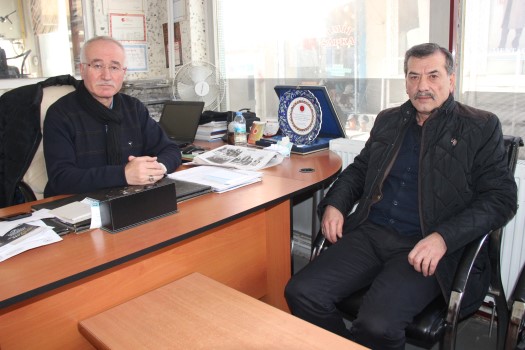 BEM-BİR-SEN Yozgat Şube Başkanı Mehmet Şaşmaz gazetemizi ziyaret etti.
