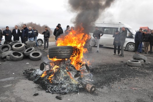 Yozgat'ın Sorgun ilçesinde özel bir maden ocağında çalışan 135 maden