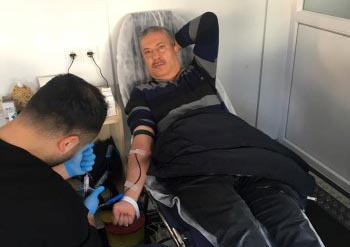 Yerköy Kızılay Şubesi ve Yozgat Kan bağış merkezi tarafından Yerköy’de