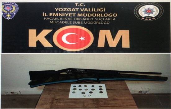 Yozgat’ta Kaçakçılık ve Organize Suçlarla Mücadele Şube Müdürlüğü ekiplerince düzenlenen