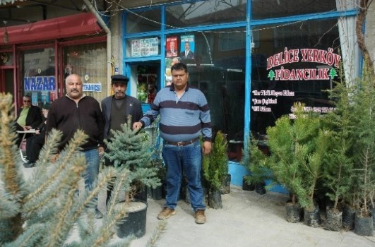 Yerköy’de bahar mevsiminin yaklaşması ile birlikte süs bitkileri ve meyve