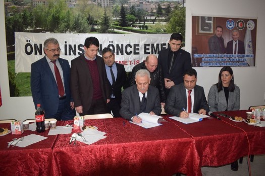 Hizmet İş Yozgat Şube Başkanlığı ile Sorgun Belediyesi arasında sendika