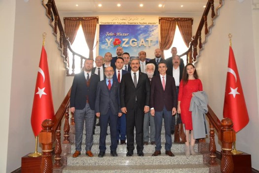 Dünya Yozgatlılar Konfederasyonu (DUYKON) Başkanı Ahmet Yılmaz ve beraberinde Yönetim