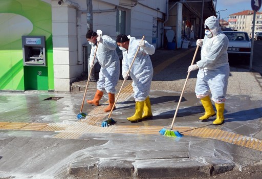 Koronavirüs salgınına karşı kamu kurum ve kuruluşlarının yanı sıra park,