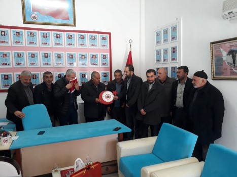 DİYANET-SEN Yerköy İlçe Başkanı Ömer Tavşancıoğlu ve Yönetim Kurulu Üyeleri