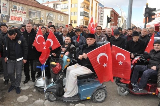 Yozgat’ın Sorgun İlçesinde Sivil Toplum Örgütleri tarafından, Bahar Kalkanı Harekatı´na
