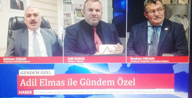 Boğazlıyan Belediye Başkanı Gökhan Coşar, Adil Elmas’ın hazırlayıp sunduğu Avusturya