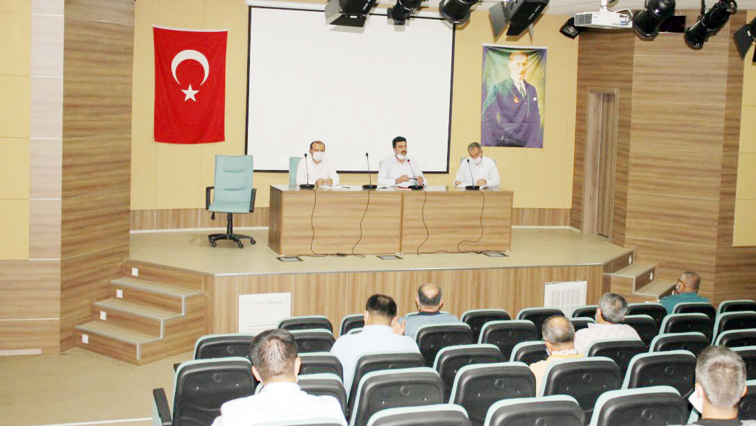 Yerköy İlçe Milli Müdürü Mehmet Durmaz başkanlığında 2020-2021 Eğitim-Öğretim yılı