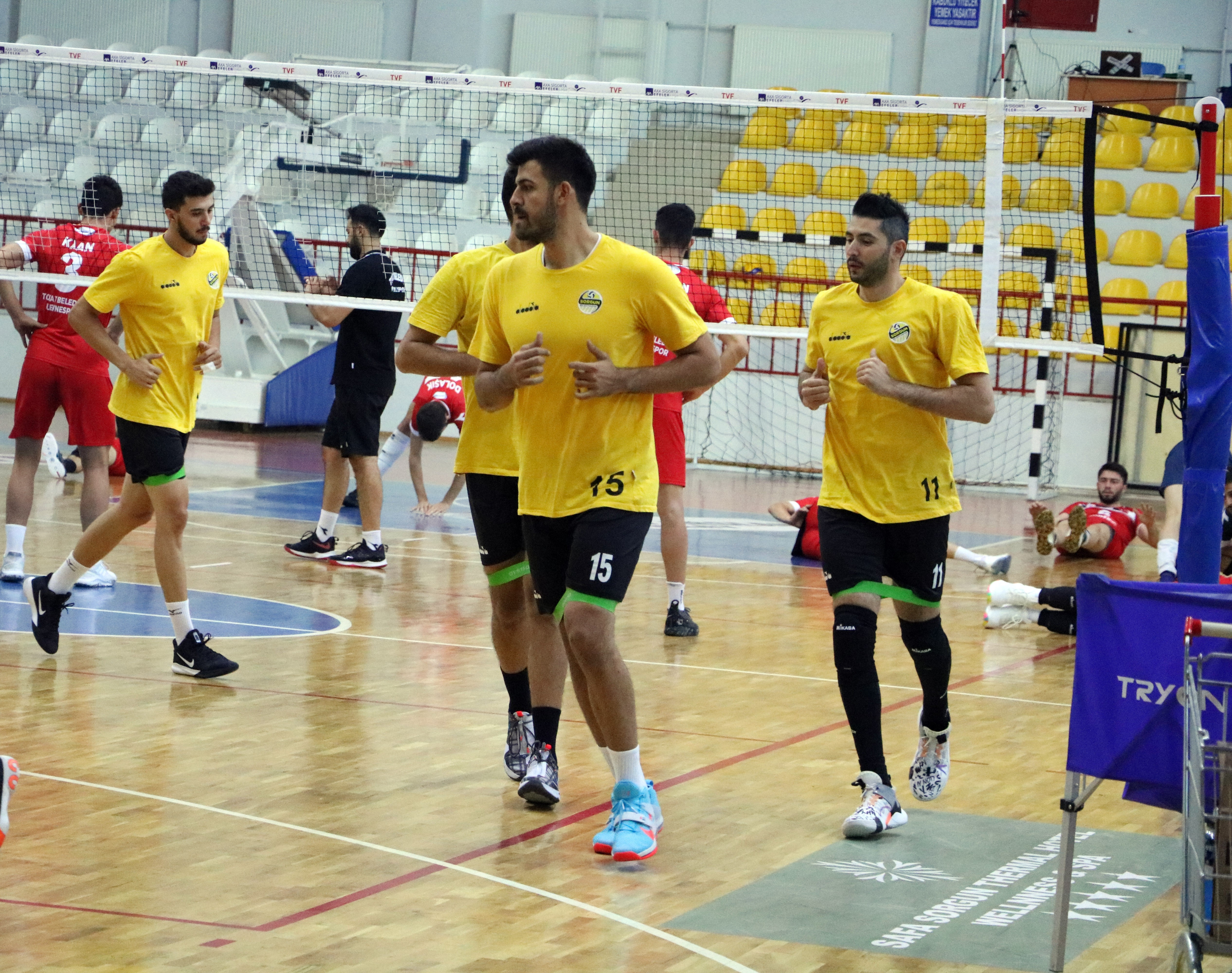 Efeler Ligi sezon hazırlıklarını iddialı sürdüren Sorgun Belediyespor Erkek Voleybol