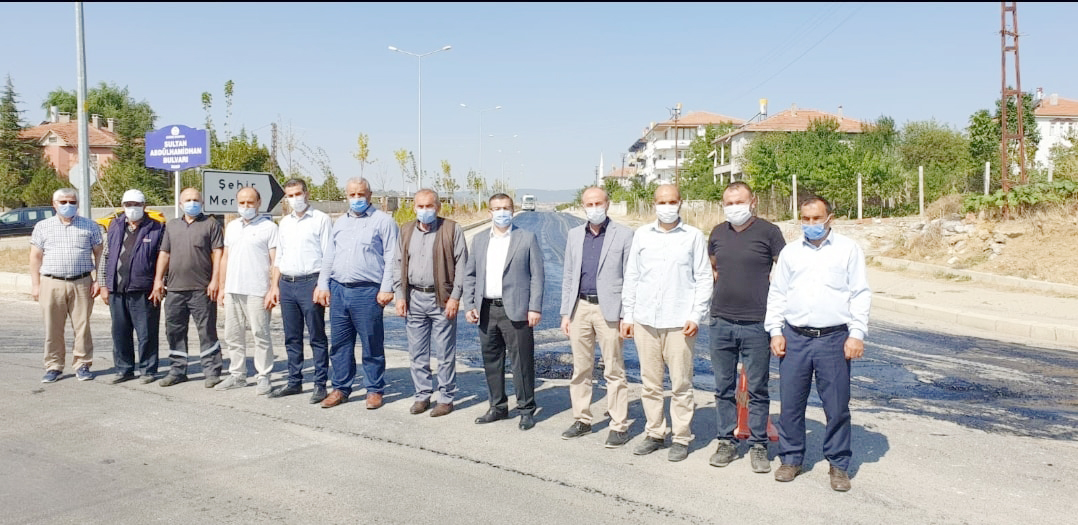 Çekerek Belediye Başkanı Eyyüp Çakır Abdulhamidhan Bulvarı ve Atatürk Bulvarı