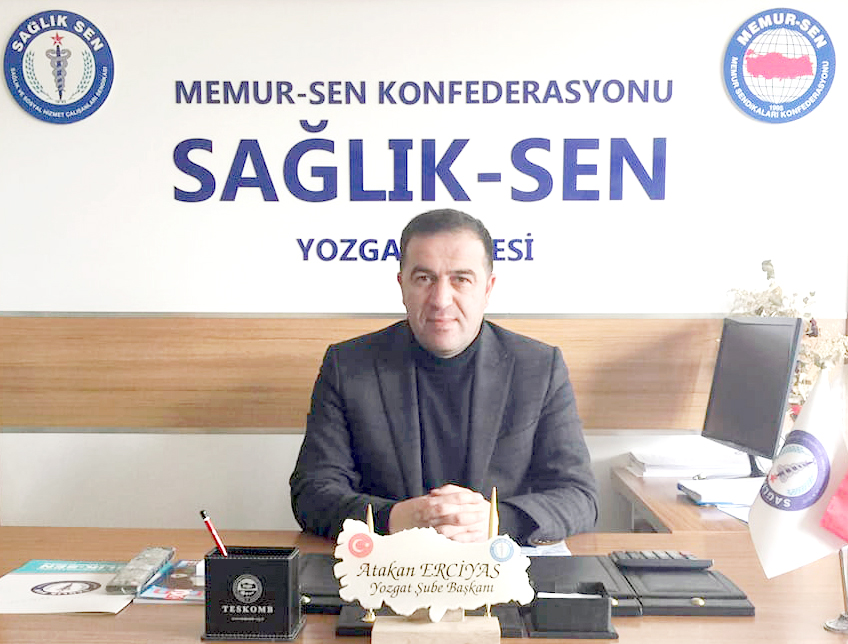 Sağlık-Sen Yozgat Şube Başkanı Atakan Erciyas, Türkiye korona virüs tehdidine